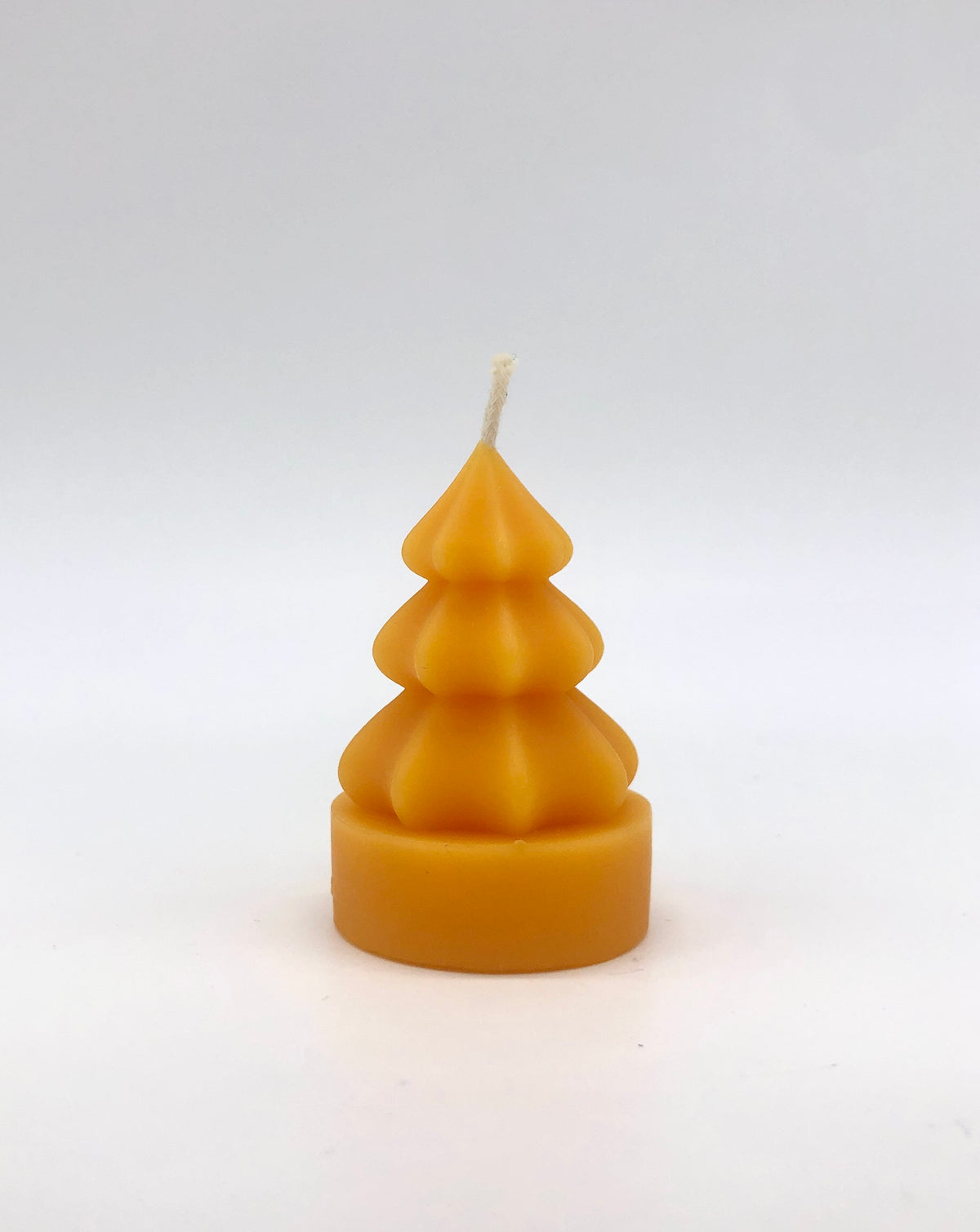 Deko-Kerze aus Bienenwachs I Tanne 3er Set